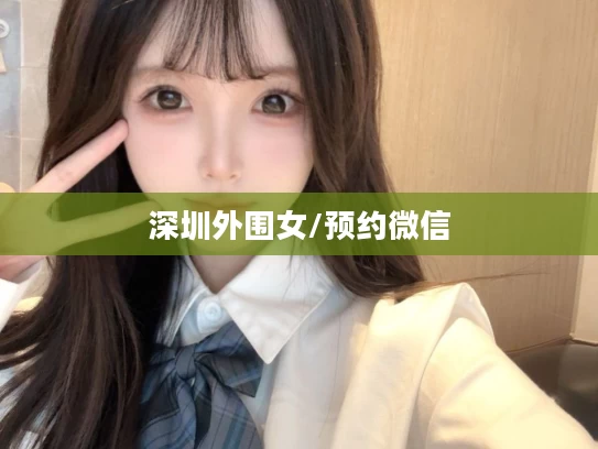深圳外围女/预约微信