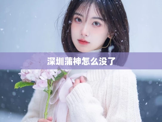 深圳蒲神怎么没了
